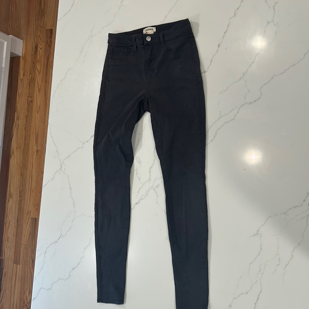 black coated lagence pants lightly worn size 27